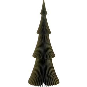 Santa Barbara Design Studio Honeycomb Paper Christmas Trees - 3D Foldable Fir Tree Holiday Centerpiece, 24" Tall, Frasier - Forest Green (2ft)