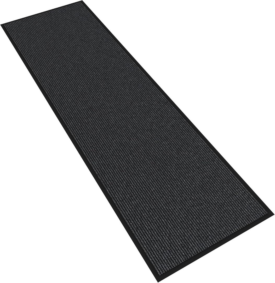 Front Door Mat, 10' x 36" Heavy Duty Indoor Outdoor Doormat, Non-Slip Welcome Mats for Entryway, Rubber Backing Low Profile Commercial Door Mats