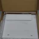 9.1" x 11.6" Outdoor Permit Brochure Holder Waterproof Wall Mount Literature Box with Lid Screws Clear Acrylic Document Holder Fits Letter Size A4 Flyers Booklets Pamphlets Includes "PERMIT" Decal