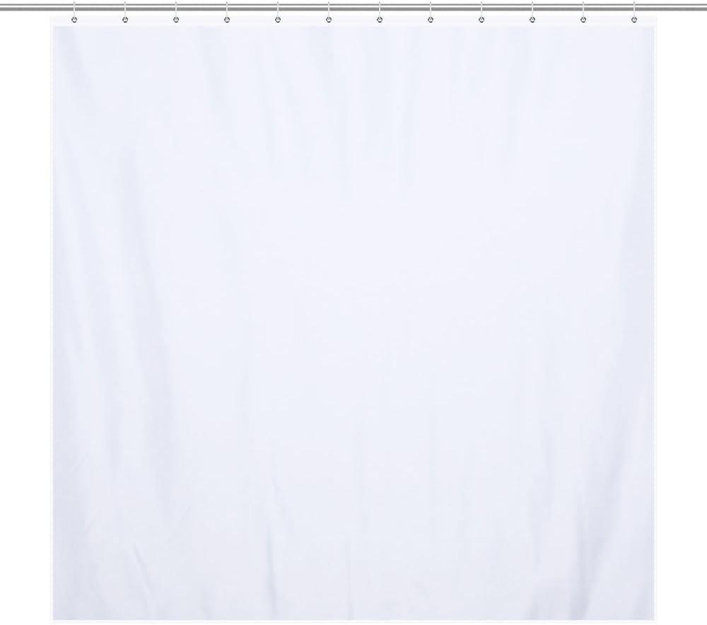 Custom Shower Curtain Add Your Own Picture Text Image Personalized Bathroom Curtain with Hooks Waterproof Customized Shower Curtains Gift for Family, 1 Piece White Shower Curtain, No Custom