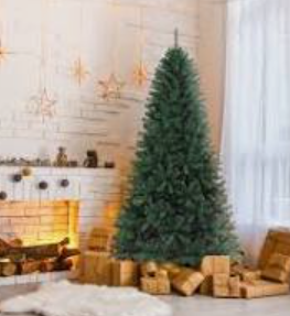 Vebreda Christmas Tree 6ft Artificial Hinged Xmas Tree