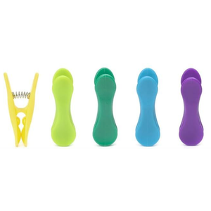 Rainbow Bag Clips 8 Count 2pack