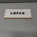 LDFAS for Galaxy Watch Active 2 40mm/44mm, 20mm Solid Stainless Steel Metal Watch Strap Compatible for Samsung Galaxy Watch 3 41mm/42mm Band, Black/Blue