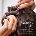 Remington Compact Ceramic Dual Voltage Hot Rollers for Long and Short Hair, Hair Setters, Hair Curlers, 1-1 " Purple/Black, 10 Piece Set