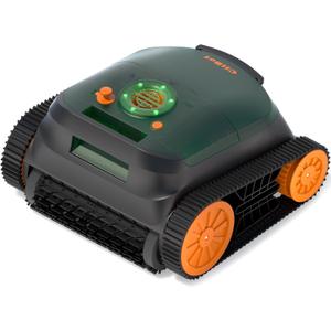 (2025 Upgrade) CliBot Robotic Pool Cleaner with 210 Mins Runtime, Smart Navigation, Triple Brushless Motors, Automatic Pool Vacuum Robot with Wall & Waterline Cleaning Function for Inground Pools