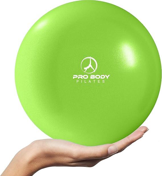 ProBody Pilates Yoga Ball - Exercise Balls, Various Sizes, for Stability, Pregnancy, Workout & Physical Therapy (XS: 9" (23 cm), Lime)