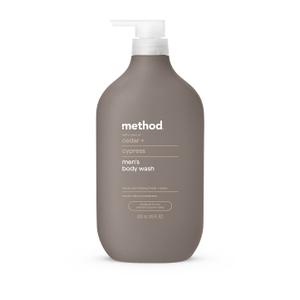 Method Men Body Wash, Cedar and Cypress, Paraben and Phthalate Free, Quick-Lathering Cleansers, Cruelty Free, 28 oz
