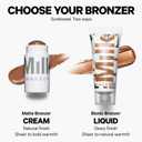 Milk Makeup Matte Bronzer Buildable Cream Bronzer Stick with Mango Butter + Apricot Oil Hydrating, Multi-Use Formula for a Sunkissed Glow