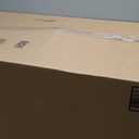 Rubbermaid Commercial Products Touch Top Trash Can/Wastebasket with Lid, 13-Gallon, Small Black Garbage Bin for Home/Kitchen/Bathroom/Bedroom/Office