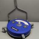 MEKOH Pressure Washer Surface Cleaner 20'', 4500PSI Power Washer Surface Cleaner Attachment with Wheels, Pressure Washer Accessory for Driveway Sidewalk Curb Deck Patio Cleaning, 3/8'' Quick-Connect (Serenity)