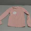 Arshiner Long Sleeve T-Shirt for Girls Plain Crew Top Basic Stretch Tee Slim Casual Thermal Sweatshirt Kids Clothes 5-12 Years