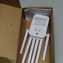 WiFi Extender Signal Booster for Home - 2026 Upgraded (6 Directional Antennas) New Generation Internet Extender Wifi Booster Signal Range Amplifier, WiFi Repeater with Ethernet Port, for 99% of Device