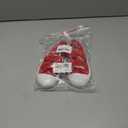 Toddler Boys and Girls Low Top Canvas Adjustable Strap Sneakers (6.5 Narrow Toddler, Red)