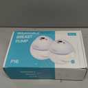Paruu Hands Free Breast Pump P16, Wearable Breast Pump Electirc Portable with 4 Modes & 12 Levels, Max 309mmHg Strong Suction 19/21/24mm Flange Inserts Wearable Breastfeeding Pump, 2 Pack White