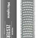 Microplane Premium Classic Series Zester 18/8, Black - Lemon Zester & Cheese Grater & Vegetable Grater - Citrus, Parmesan Cheese, Garlic, Ginger, Nutmeg, Chocolate - Stainless Steel Grater