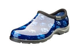 Sloggers Grungy Paw Blue Waterproof Rain & Garden Shoe 9