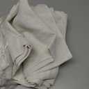 MYSKY HOME Linen Curtains for Living Room, Natural Semi Sheer Curtains & Drapes 84 inches Length 2 Panels Set Farmhouse Country Boho Style Back Tab Draperies for Sliding Glass Door, 50" Wide, Linen