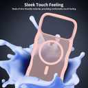 Cute Wave Design Case for iPhone 17 Pro Max, MagSafe Compatible, 16FT Military Protection, Translucent Matte TPU Shockproof Cover,Gray