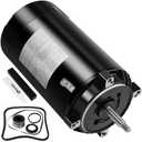 SP2607X10 UST1102 Pool Pump Motor 1HP, 115/230V Dual Voltage 56J Frame, Replacement for Hayward Super/Super II/Max-Flow Pumps and Jacuzzi Magnum Pumps, 3450 RPM High Torque Pool Pump Motor