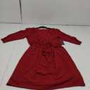 Jessica Howard Womens Mini Knit Lined Casual Long Sleeve Daytime Dress 20W Red