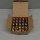 SUNSGNE 25 Pack C9 Multicolor Christmas Light Bulbs, C9 Ceramic Multicolor Incandescent Replacement Bulbs for Outdoor Vintage Christmas String Light, E17/C9 Intermediate Base- 7 Watts