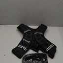 BAGAIL Comfort-Fit Weighted Vest for Woman, Even Weight Distribution, Faster Weight Loss, No-Chafe or Bounce for Walking & Running with Detachable Phone Pouch & Reflective Stripes (Available 5-30lbs) (Black)