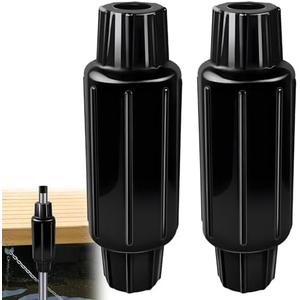HLTIT Dock Bumpers for Docking Dock Pole Bumpers,Slip-On Dock Leg Pipes and Mounting Brackets, Vertical Protection, Soft UV-Resistant Marine Grade Vinyl