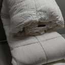 Ralph Lauren Queen size White Striped Comforter