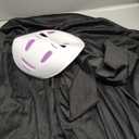 Women Men Black Hoodies Robe Costume with Mask & Gloves for Cosplay Halloween Carnival Theme Party