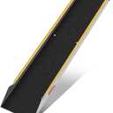 Ruedamann 48" Aluminum Shed Ramp, 600 lbs Capacity Loading Ramp for Lawn Mowers, 9.8'' Wide Lightweight Non-Slip Truck Bed Ramps for Motorcycle, ATV, UTV, Dirt Bike, E-Bike, Bicycle, 1 PC