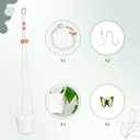 BLEUM CADE 1pcs Fake Hanging Plants Kit with Pot and Plant Hanger, Artificial Pothos Vines Hanging Potted Plant Greenery for Home Living Room Indoor Outdoor Decor