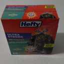 Hefty Ultra Strong 30 Gallon Trash Bags, Large Trash Bags 30 Gallon Size, Multipurpose, Break Resistant Drawstring Closure, Resists Leaks, Punctures, and Tears, Black, White Pine Breeze Scent, 50 Bags (50 Count (Pack of 1))