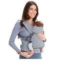 Beco Baby Carrier Gemini Newborn to Toddler-Front, Back and Hip Seat Carrier,Baby Carrier Backpack & Baby Front Carrier with Adjustable Seat,Ergonomic Baby Holder 7-35lbs (Grey)