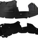 TRQ Front Inner Fender Liner Set Compatible with 2016-2018 Honda HR-V HO1248171 HO1249171