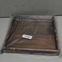 Yangbaga Serving Tray with Handles,13"*13"Wood Decorative Tray for Living Room,Modern Coffee Table Tray,Square Large Serving Platters for Home Decor,Ottoman,Bed,Kitchen,Bathroom, Breakfast,Bar