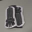 Lux Dual Grip Socks - Soccer Grip Socks for Men and Women. GripArray Performance & Comfort (Large, Grey)