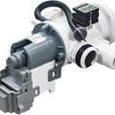 Upgraded DC97-20621A Washer Drain Pump Assembly compatible with Samsung Washer Maching Motor Repalcement for Samsung Washing Pump Motor WF45A6400AV/US, WF45B6300AC/US, WF45M5500AP/A5-0051 Part