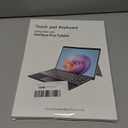 Surface Pro Keyboard for Microsoft Surface Pro 7/6/5/4/3 7 Plus 12.3 inch, 7 Color Backlit Wireless Type Cover, Bluetooth Ultra-Slim Portable Ergonomic Keyboard with Trackpad, Rechargeable Battery (Black)