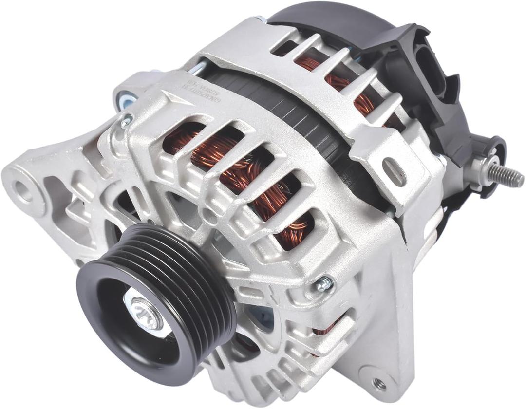 Alternator 150A 12V Replacement for Hyundai Tucson 2016-2021 Kia Soul 2017-2019 2.0L 6-Groove Pulley 37300-2E820 21002