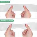 M METERXITY Stiff Horsehair Braid 4 Inch Wide 50 Yards Soft Polyester Horsehair Braid Roll for Wedding Dress/Dance Formal Dress Accessories/Skirt Boning Sewing Shaping [Coffee]