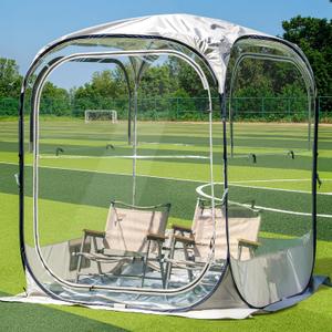 East Oak Weather Sports Tent for Fishing, Sports Event | Pop Up Bubble Tent Instant Sun & Rain Shelter | No Condensation, Spacious Interior, Ultra Visibility | All Weather Protection