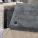 63" 2 Setaser Sofa,Corduroy Fabric,Deep Seat Couches, Memory Foam, Sofa for Living Room, Bedroom, Apartment, Small Spaces, No Assembly (Black)