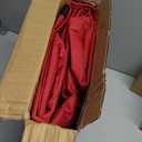 Winpull Rolling Christmas Tree Storage Bag for 9 ft Artificial Tree, 600D Waterproof Oxford Fabric, Large Christmas Tree Bag with Dual Zipper, Wheels, Handles, Heavy Duty Xmas Storage Container - Red