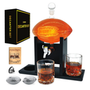 Football Whiskey Decanter Set with Glasses Spout Football Chiller,47oz Whiskey Decanter Sets for Men,Tequila Liquor Decanters for Alcohol Bourbon Gifts for Men Gifts for Dad Boyfriend Him Husband