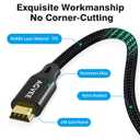 AGVEE 6.6ft Mini USB Cable, Braided Durable USB-A to Mini-B Charger Charging Cord for TI-84, Garmin GPS, Go-Pro Hero 4 3 2 HD, PS3 Controller, Canon Camera, Blue Yeti Microphone, Black
