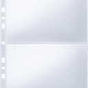 240Photos 4x6 inch Photo 7Ring Photo Sleeves for A5 8.07 x 9.64 inch Binder, Clear Photo Album Refill Pages, (60 Pack)