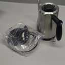 Bodum 34oz Bistro Gooseneck Electric Water Kettle, Pour Over Coffee & Tea, Brushed Stainless Steel