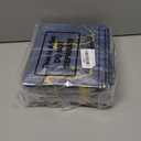 Geyoga 200 Pcs Marble Guest Napkins 2 Ply Disposable Guest Bathroom Paper Blue Gold Decorative Napkins Marbleized Hand Towels for Home Bathroom Kitchen Party Table Decor