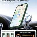 BXYJY for iPhone 17 Case Magnetic with Stand, Camera Control Button, Full Lens Protection, Compatible with MagSafe, Military Grade Protection, Translucent Matte Thin Hard Case for iPhone 17, Green