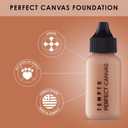 TEMPTU Perfect Canvas Airbrush Foundation: Anti-Aging, Long-Wear Makeup, Buildable Coverage For Hydrated And Healthy Skin Semi Matte, Natural Finish 24 Shades